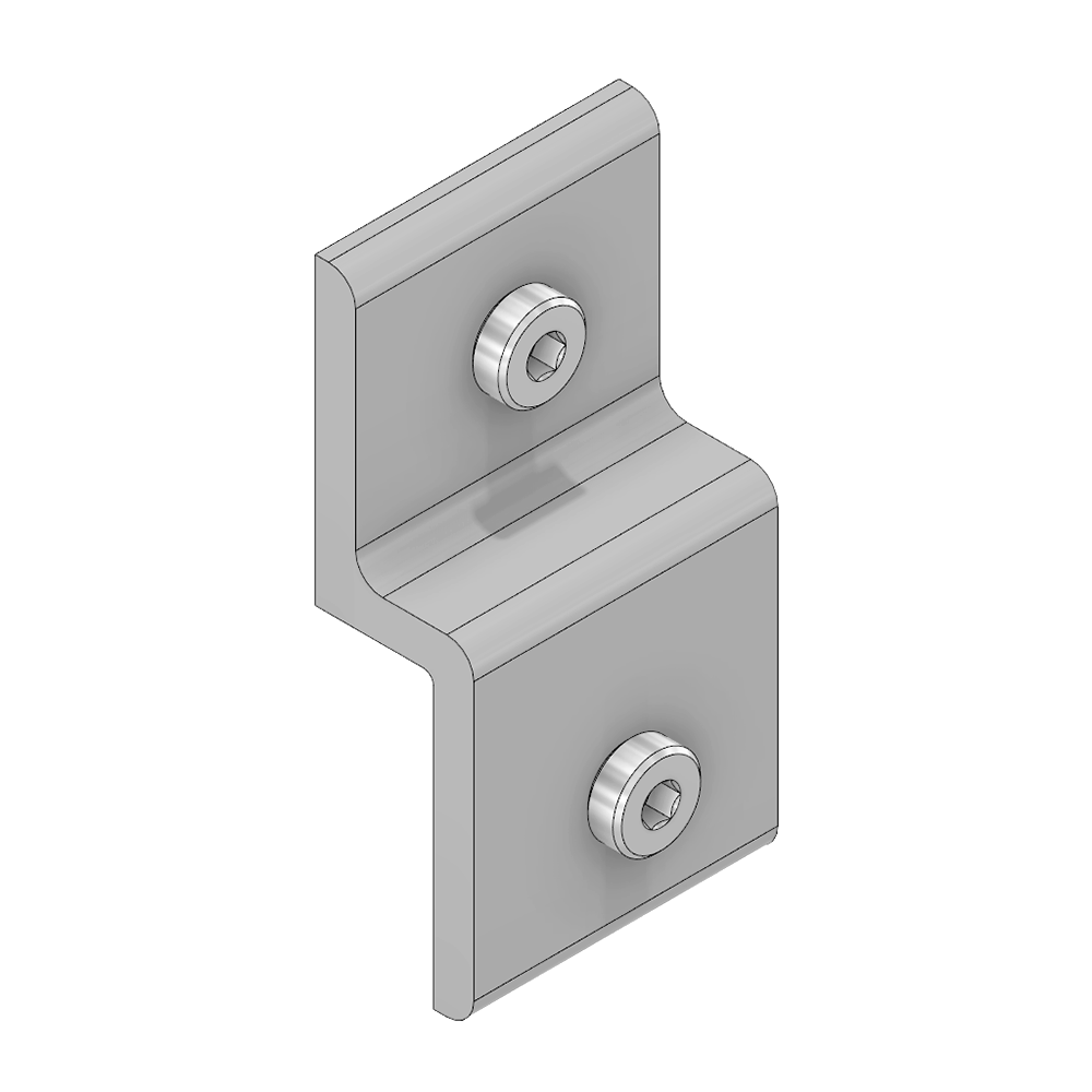 64-030-1 MODULAR SOLUTIONS PANEL CLAMP<br>WIRE MESH PANEL HOLDER SIZE 45 W/ HARDWARE